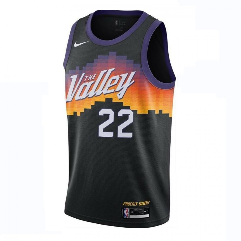 Men's Phoenix Suns DeAndre Ayton #22 Black 2021 Swingman Jersey - City Edition-Pro Kit Vault | Brand New 26/27 Sports Jerseys